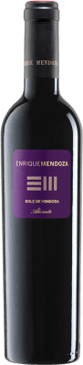 Envío gratis | Vino Dulce Enrique Mendoza Dolç de Mendoza D.O. Alicante España Merlot, Syrah, Cabernet Sauvignon, Pinot Negro Botella Medium 50 cl
