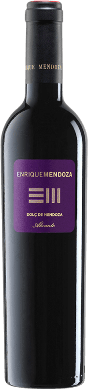 Бесплатная доставка | Сладкое вино Enrique Mendoza Dolç de Mendoza D.O. Alicante Испания Merlot — Мерло, Syrah — Сира, Cabernet Sauvignon — Каберне Совиньон, Pinot Noir — Пино Нуар Средняя бутылка 50 cl