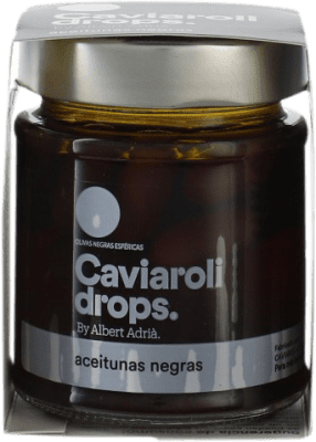 14,95 € Free Shipping | Conservas Vegetales Caviaroli Drops Oliva Esférica Negra by Albert Adrià Catalonia Spain 12 Pieces