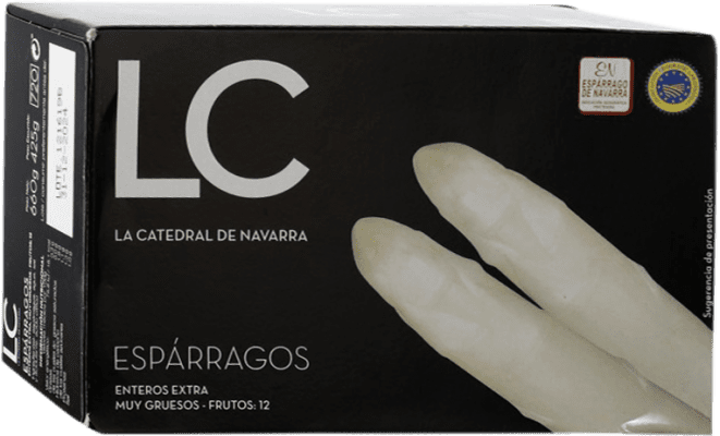 19,95 € Envio grátis | Conservas Vegetais La Catedral Espárragos 12 Peças