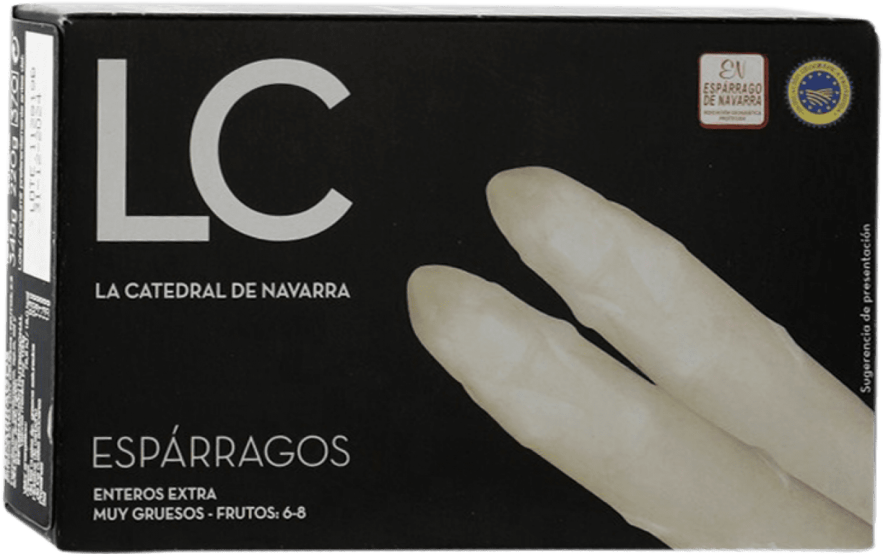 7,95 € Free Shipping | Vegetable Preserves La Catedral Espárragos 6/8 Pieces