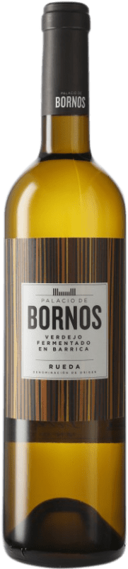 16,95 € Envío gratis | Vino blanco Palacio de Bornos Fermentado en Barrica D.O. Rueda