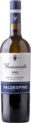 Free Shipping | Fortified wine Valdespino Fino Inocente D.O. Jerez-Xérès-Sherry Andalusia Spain Palomino Fino 75 cl