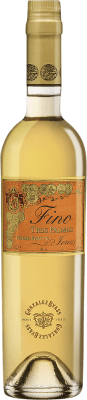 Kostenloser Versand | Likörwein González Byass Tío Pepe Fino Tres Palmas D.O. Jerez-Xérès-Sherry Andalusien Spanien Palomino Fino Medium Flasche 50 cl