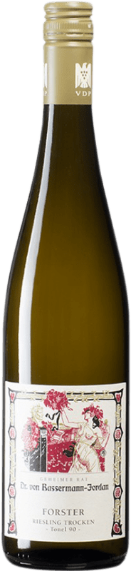 Envoi gratuit | Vin blanc Dr. Von Basserman-Jordan Forster T-90 Q.b.A. Pfälz Pfälz Allemagne Riesling 75 cl