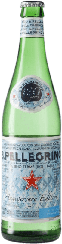 1,95 € Spedizione Gratuita | Acqua San Pellegrino Frizzante Gas Sparkling Bottiglia Medium 50 cl