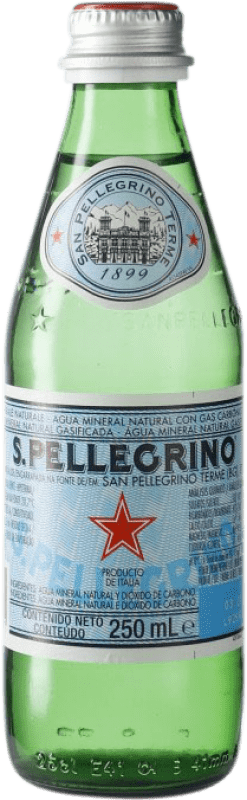 Spedizione Gratuita | Acqua San Pellegrino Frizzante Gas Sparkling Italia Piccola Bottiglia 25 cl