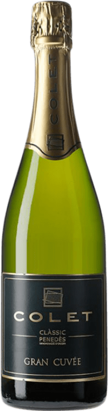29,95 € Free Shipping | White Sparkling Wine Colet Extra Brut Grande Cuvée D.O. Penedès