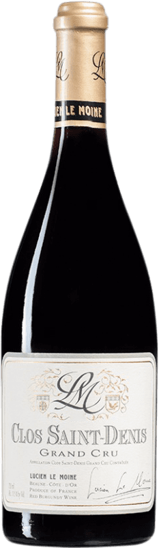 Бесплатная доставка | Красное вино Lucien Le Moine Grand Cru A.O.C. Clos Saint-Denis Бургундия Франция Pinot Black 75 cl