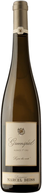 Envio grátis | Vinho branco Marcel Deiss Gruenspiel A.O.C. Alsace Alsácia França Pinot Preto, Gewürztraminer, Riesling 75 cl