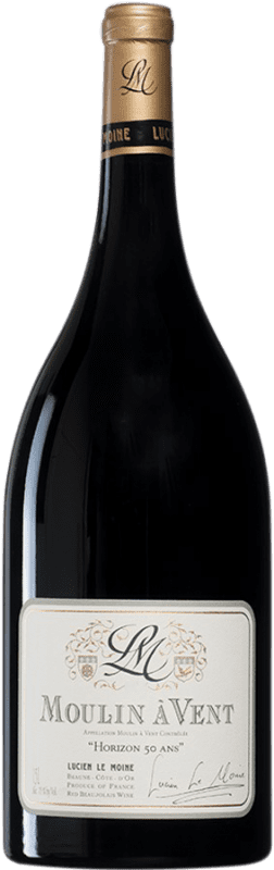 Free Shipping | Red wine Lucien Le Moine Horizon 50 Ans A.O.C. Moulin à Vent Burgundy France Gamay Magnum Bottle 1,5 L