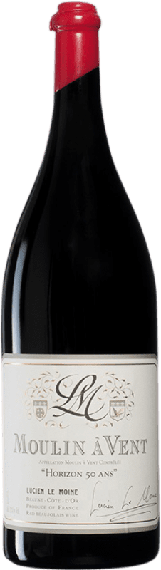 Free Shipping | Red wine Lucien Le Moine Horizon 50 Ans A.O.C. Moulin à Vent Burgundy France Gamay Jéroboam Bottle-Double Magnum 3 L