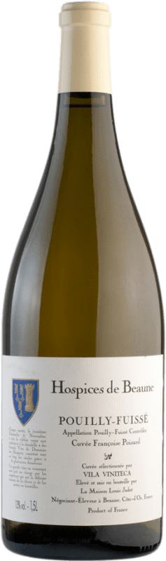 Envoi gratuit | Vin blanc Louis Jadot Hospices de Beaune Cuvée Françoise Poisard A.O.C. Pouilly-Fuissé Bourgogne France Chardonnay Bouteille Magnum 1,5 L