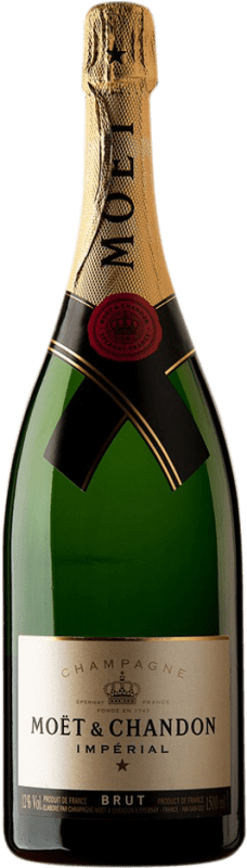 Free Shipping | White sparkling Moët & Chandon Impérial Brut A.O.C. Champagne Champagne France Pinot Black, Chardonnay, Pinot Meunier Salmanazar Bottle 9 L