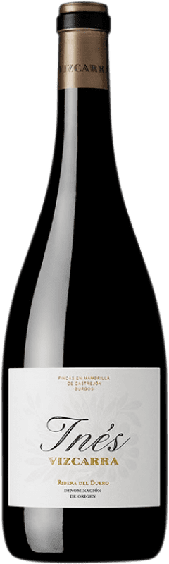 Envio grátis | Vinho tinto Vizcarra Inés Crianza D.O. Ribera del Duero Castela e Leão Espanha Tempranillo, Merlot 75 cl