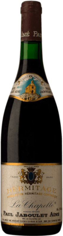 742,95 € Free Shipping | Red wine Jaboulet Aîné La Chapelle 1990 A.O.C. Hermitage France Syrah Bottle 75 cl