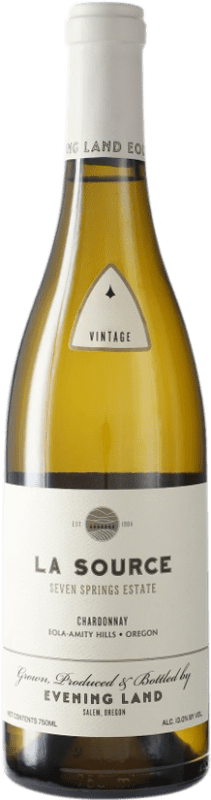 Free Shipping | White wine Evening Land La Source Oregon United States Chardonnay 75 cl