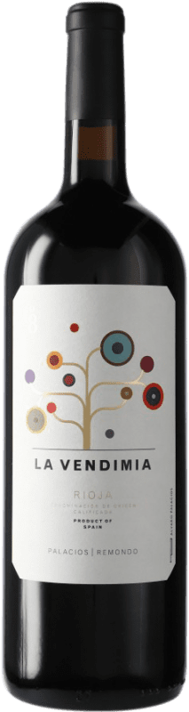 17,95 € Free Shipping | Red wine Palacios Remondo La Vendimia D.O.Ca. Rioja Spain Tempranillo, Grenache Magnum Bottle 1,5 L