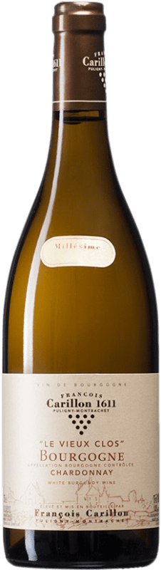 Free Shipping | White wine François Carillon Le Vieux Clos A.O.C. Côte de Beaune Burgundy France Chardonnay 75 cl