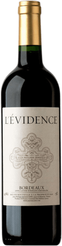 9,95 € Envío gratis | Vino Tinto Jean Philippe Janoueix l'Evidence A.O.C. Bordeaux