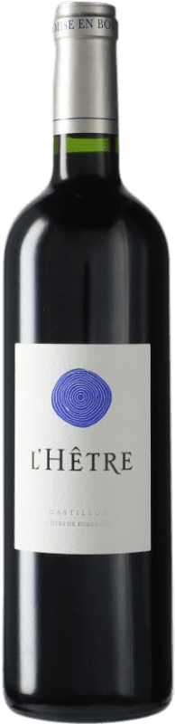 Spedizione Gratuita | Vino rosso Château Le Pin L'Hêtre A.O.C. Côtes de Castillon bordò Francia 75 cl