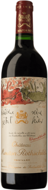 729,95 € Free Shipping | Red wine Château Mouton-Rothschild 1989 A.O.C. Pauillac