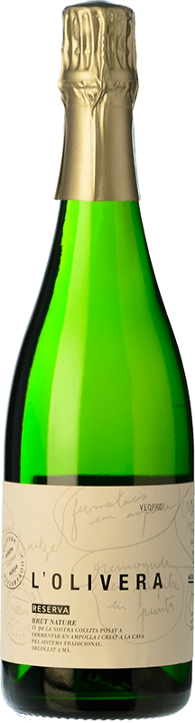 10,95 € | 白起泡酒 L'Olivera Brut Nature 预订 D.O. Costers del Segre 西班牙 Macabeo, Parellada 75 cl