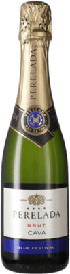 4,95 € | Weißer Sekt Perelada & Chivite Brut D.O. Cava Spanien Macabeo, Xarel·lo, Parellada Halbe Flasche 37 cl