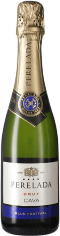 Envío gratis | Espumoso blanco Perelada & Chivite Brut D.O. Cava España Macabeo, Xarel·lo, Parellada Media Botella 37 cl