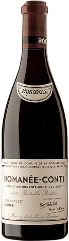 Envío gratis | Vino Tinto Romanée-Conti 1988 A.O.C. Bourgogne Borgoña Francia Pinot Negro Eco — Ecológico 75 cl
