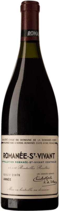 4 232,95 € | Red wine Romanée-Conti 1990 A.O.C. Romanée-Saint-Vivant Burgundy France Pinot Black Organic 75 cl