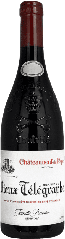 126,95 € | Vin rouge Vieux Télégraphe A.O.C. Châteauneuf-du-Pape France Syrah, Grenache, Mourvèdre 75 cl