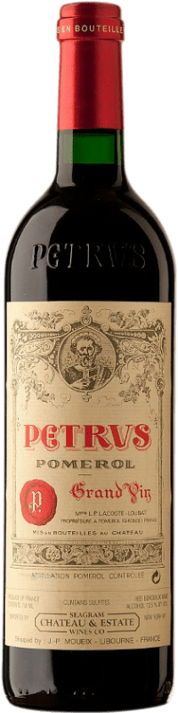3 074,95 € | Vino rosso Château Petrus 1996 A.O.C. Pomerol bordò Francia Merlot, Cabernet Franc 75 cl