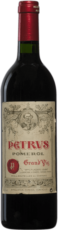 Spedizione Gratuita | Vino rosso Château Petrus 1993 A.O.C. Pomerol bordò Francia Merlot, Cabernet Franc 75 cl