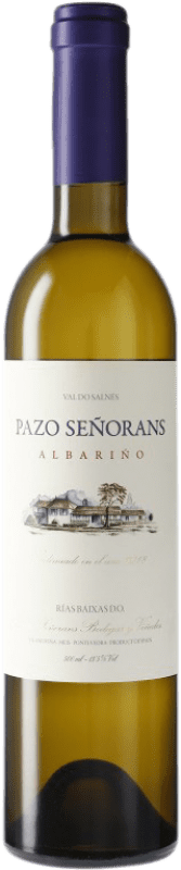 18,95 € Spedizione Gratuita | Vino Bianco Pazo de Señorans D.O. Rías Baixas Bottiglia Medium 50 cl