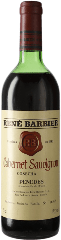 Бесплатная доставка | Красное вино René Barbier D.O. Penedès Каталония Испания Cabernet Sauvignon — Каберне Совиньон 75 cl