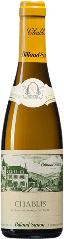 10,95 € Spedizione Gratuita | Vino bianco Billaud-Simon A.O.C. Chablis Mezza Bottiglia 37 cl