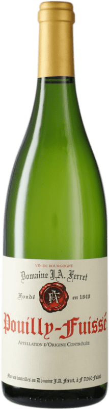Бесплатная доставка | Белое вино J.A. Ferret A.O.C. Pouilly-Fuissé Бургундия Франция Chardonnay — Шардоне 75 cl