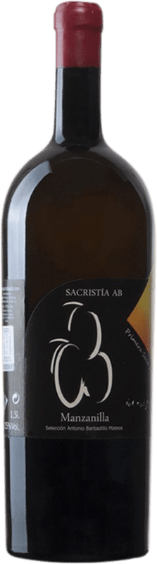 Free Shipping | Fortified wine Sacristía AB D.O. Manzanilla-Sanlúcar de Barrameda Sanlucar de Barrameda Spain Palomino Fino Magnum Bottle 1,5 L