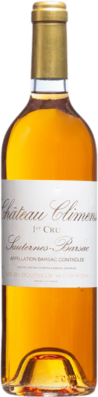 Бесплатная доставка | Белое вино Château de Climens 1989 A.O.C. Sauternes Бордо Франция Sémillon 75 cl