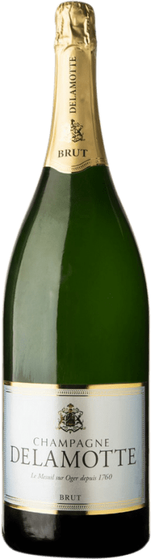 Free Shipping | White sparkling Delamotte Brut A.O.C. Champagne Champagne France Pinot Black, Chardonnay, Pinot Meunier Jéroboam Bottle-Double Magnum 3 L