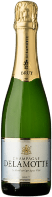 28,95 € | 白起泡酒 Delamotte Brut — 起泡酒 干型 A.O.C. Champagne 香槟酒 法国 Pinot Noir — 黑皮诺, Chardonnay — 莎当妮, Pinot Meunier — 黑皮诺·莫尼耶 半瓶装 37 cl