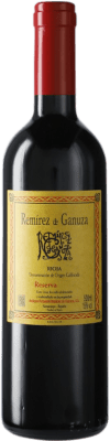 36,95 € | Красное вино Remírez de Ganuza Резерв D.O.Ca. Rioja Испания Tempranillo, Graciano, Viura, Malvasía бутылка Medium 50 cl