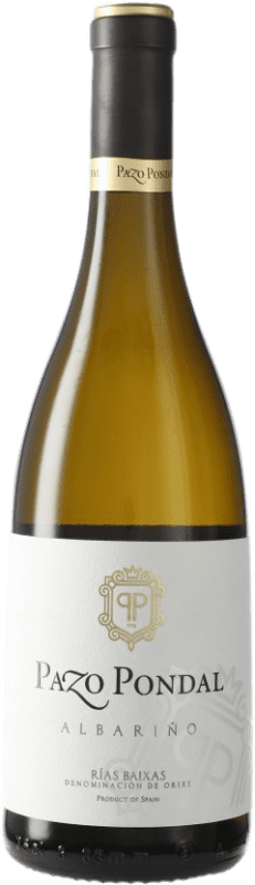 免费送货 | 白酒 Pazo Pondal D.O. Rías Baixas 加利西亚 西班牙 Albariño 75 cl