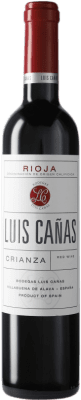 10,95 € Free Shipping | Red wine Luis Cañas Crianza D.O.Ca. Rioja Spain Tempranillo, Graciano Medium Bottle 50 cl