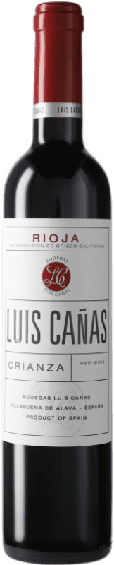 17,95 € Free Shipping | Red wine Luis Cañas Aged D.O.Ca. Rioja Medium Bottle 50 cl