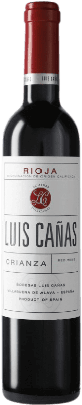 17,95 € Kostenloser Versand | Rotwein Luis Cañas Alterung D.O.Ca. Rioja Medium Flasche 50 cl