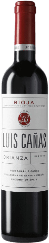 7,95 € Бесплатная доставка | Красное вино Luis Cañas Crianza — Крианса D.O.Ca. Rioja Средняя бутылка 50 cl