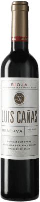 11,95 € Free Shipping | Red wine Luis Cañas Reserva D.O.Ca. Rioja Spain Tempranillo, Graciano Medium Bottle 50 cl