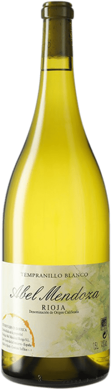 48,95 € Envoi gratuit | Vin blanc Abel Mendoza D.O.Ca. Rioja Bouteille Magnum 1,5 L